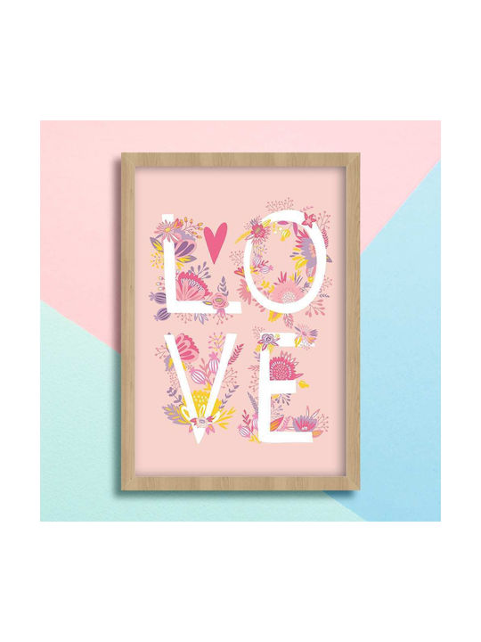 Παιδικό Κάδρο Love 21x30εκ.
