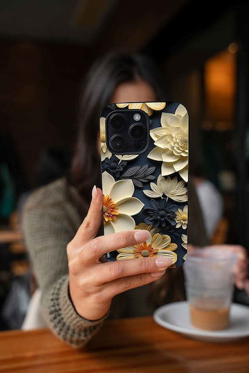 Sonique 3D Flower Series Case for Apple iPhone 13 Mini Ecru