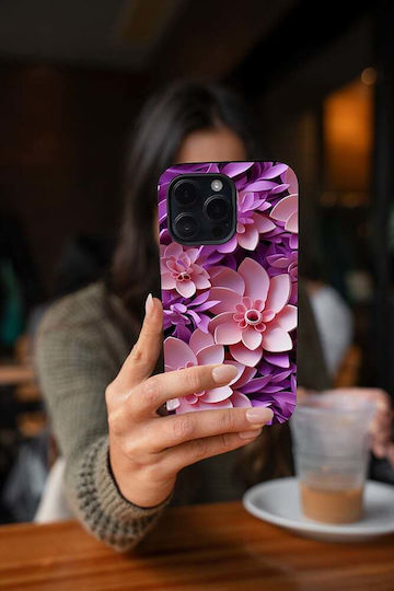 Sonique 3D Flower Series Case for Apple iPhone 13 Pink