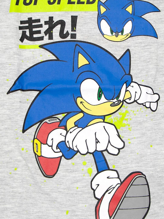 Kinderhemd Langarm Grey Sonic