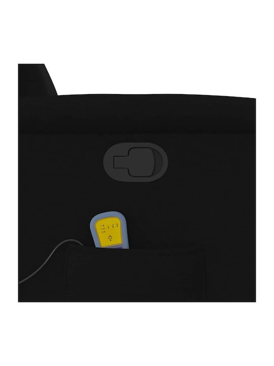 Relaxsessel Friseurwaschbecken mit Fußhocker Black 78x95x100cm
