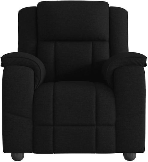 Relaxsessel Friseurwaschbecken mit Fußhocker Black 96x99x102cm