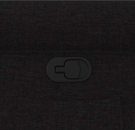 Relaxsessel mit Fußhocker Black 73x91.5x102.5cm