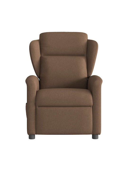 Relaxsessel Friseurwaschbecken mit Fußhocker Coffee 78x95x100cm