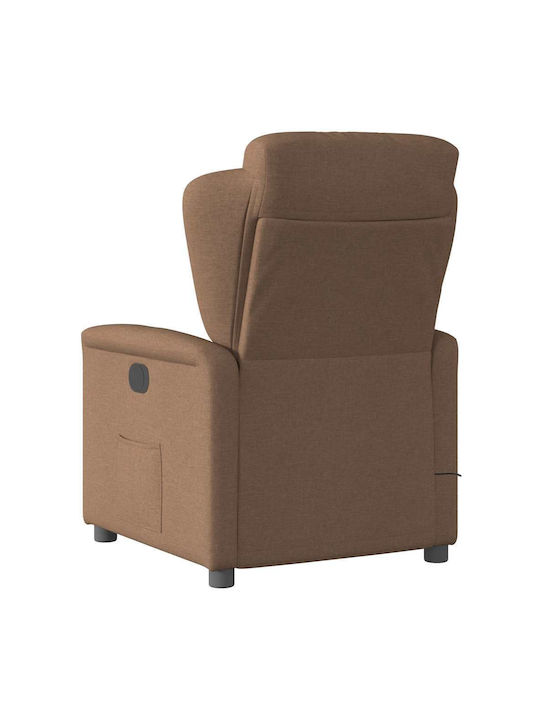 Relaxsessel Friseurwaschbecken mit Fußhocker Coffee 78x95x100cm