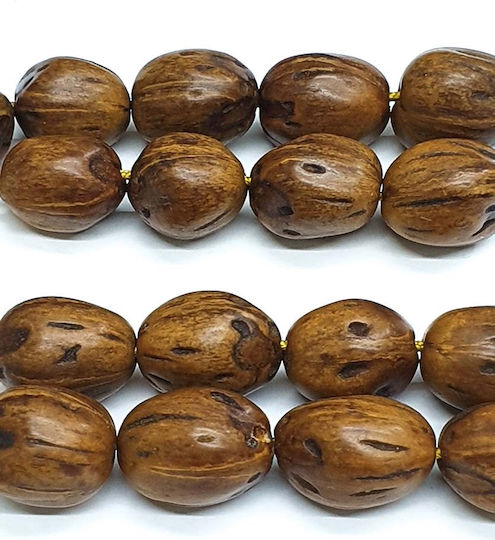 Roloi Komboloi Nutmeg Worry Beads Brown 30cm