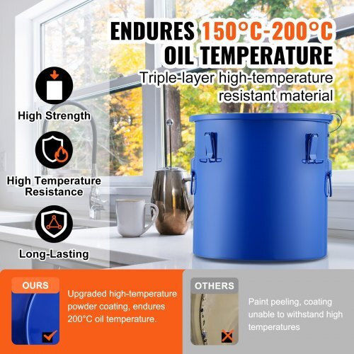 Vevor Δοχείο Inox Ανοικτού Τύπου Επίπεδο 30lt WHLYZTTG8JLPUT9ADV0