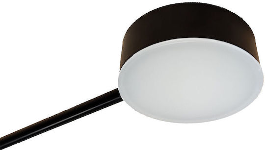 Συγχρονο Φωτιστικο Οροφης Led 8 Βραχιων App523-8c Μαύρο