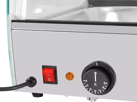Dynamic Vitrină încălzită cu cameră cu Putere 500W L86.2 x l42 x Î33.6 cm