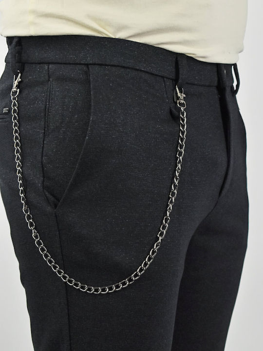 Ανδρικό Παντελόνι Chino Slim Fit Σκούρο Μπλε