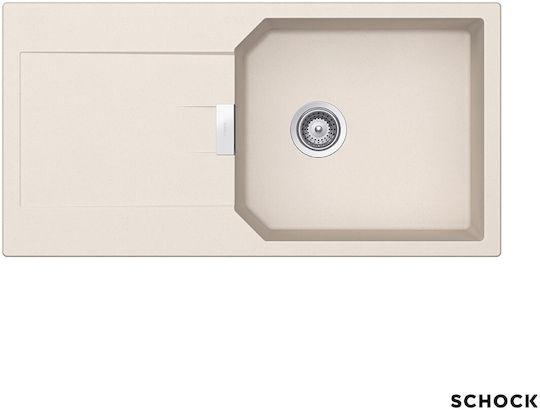 Schock 110-30100-1511 Ένθετος από Συνθετικό Γρανίτη Μ100xΠ51cm Μπεζ