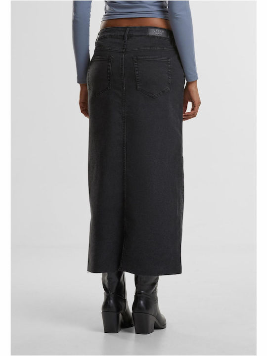 Denim Skirt Black