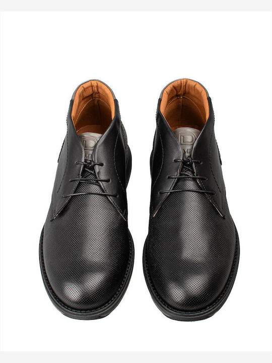 Leather Black Men's Boots