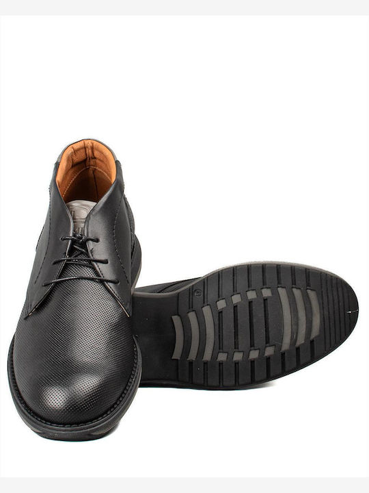 Leather Black Men's Boots