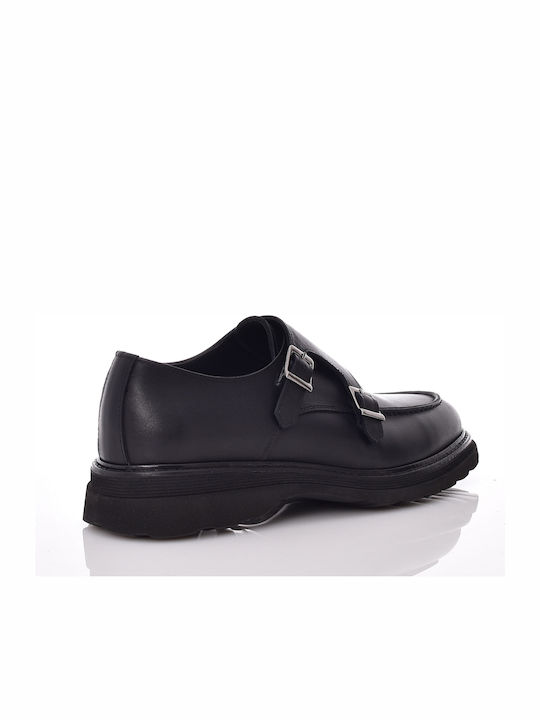 Men's Leather Moccasins Black
