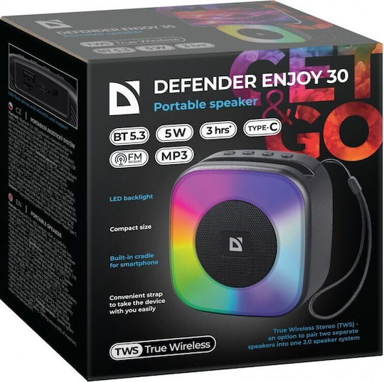 Defender Enjoy 30 Ηχείο Bluetooth 5W Μαύρο
