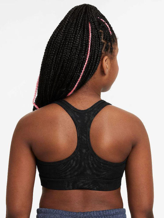 Nike Swoosh Παιδικό Μπουστάκι Dri-Fit Black / White