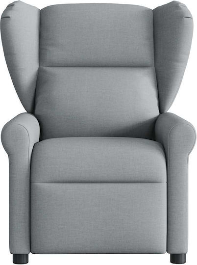 Relaxsessel Friseurwaschbecken mit Fußhocker Light Grey 77x91.5x96cm