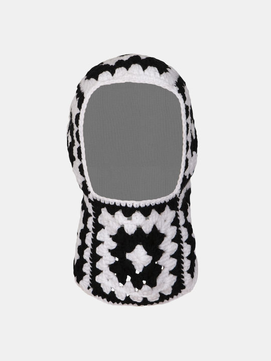 Women's Black and White Balaclava