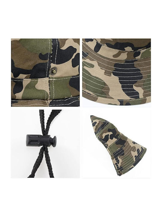 Детска Шапка Кофа Тъкан Safari Camo Многоцветен