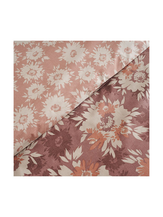 Charalambidis Textiles Pillowcase Set Oxford Brown 50x70cm.