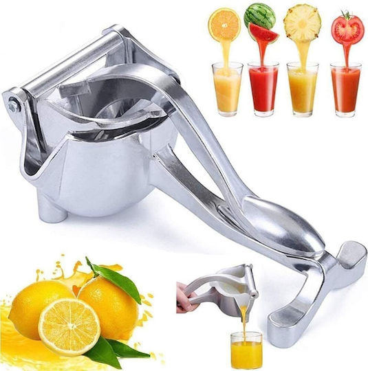 Hand Press Pomegranate / Lemon / Orange made of Metal in Silver Color