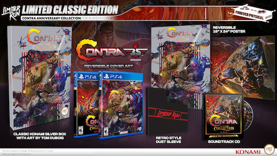 Contra Anniversary Collection Classic Edition PS4 Game