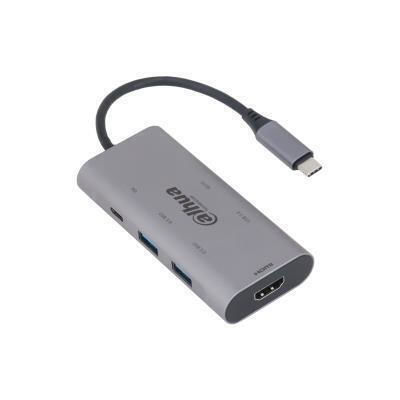 Dahua TC37 USB-C Docking Station με HDMI 4K Γκρι