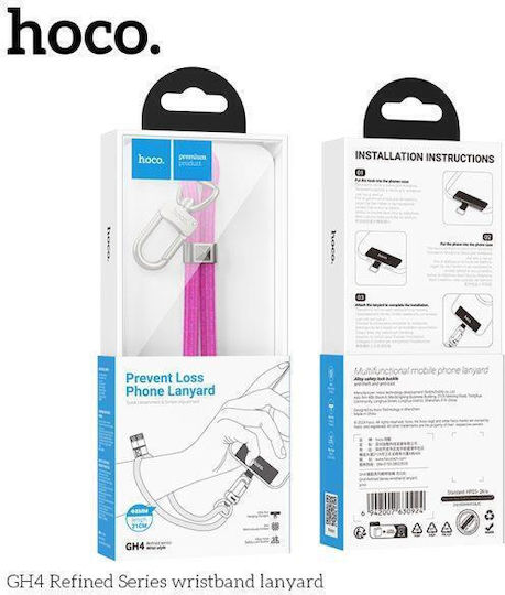 Hoco Nackenriemen für Handys Rosa