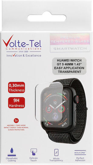 Volte-Tel Tempered Glass για το Huawei Watch GT 5 46 mm 1τμχ 8374425