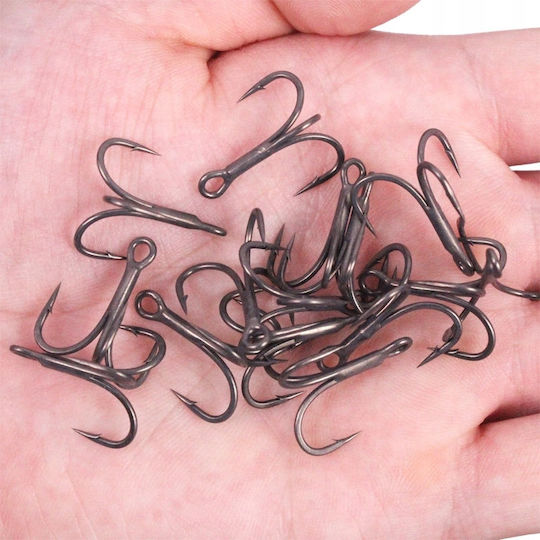 Fishing Anchors Black Metallic Diamond Sharpened Box 10 Pcs 8