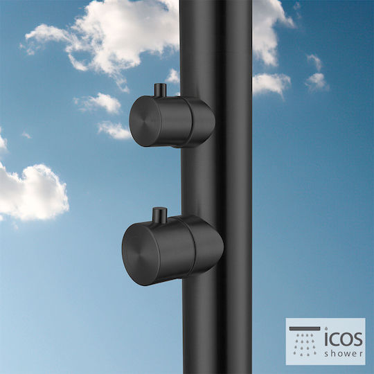 Icos PVD With Height 220cm Black
