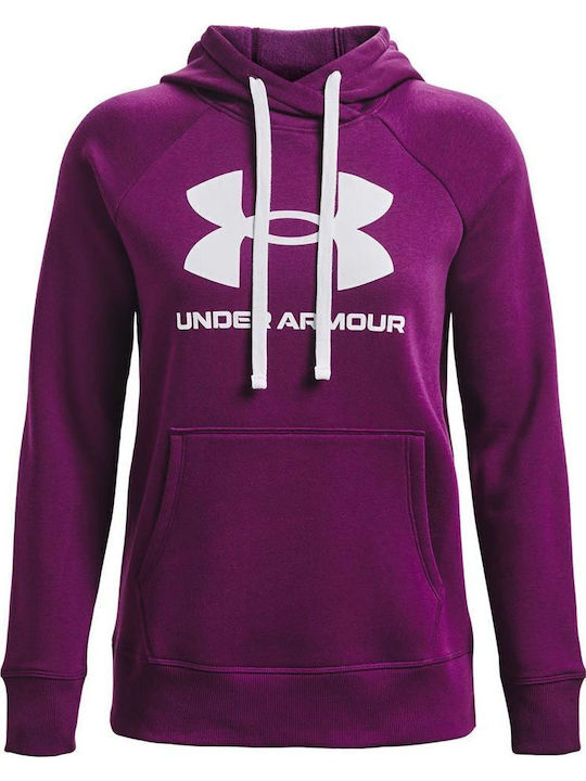 Rival Long Women's Sweatshirt Hooded Purple