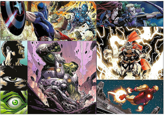 Puzzle pentru Copii Heroic Days Of The Avengers 4x 250buc Trefl