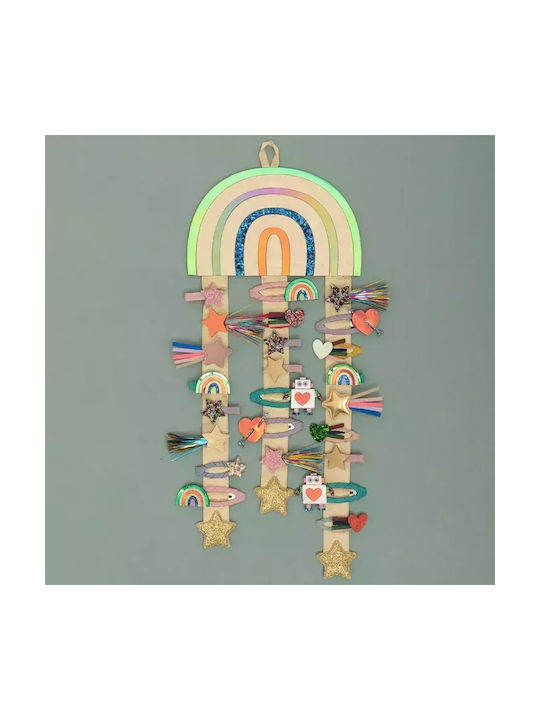 Mimi & Lula Kids Wall Hanger with Hooks Polychrome 9x15x9cm