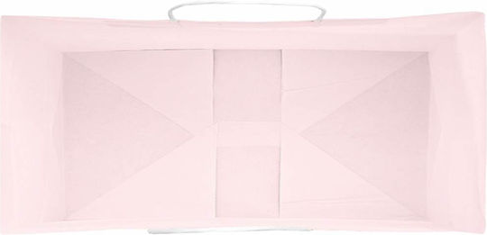 vidaXL Papier Tasche für Geschenke Rosa 26x35x12cm. 50Stück