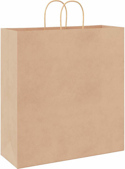 vidaXL Paper Bag for Gift Brown 45x48x17cm. 250pcs