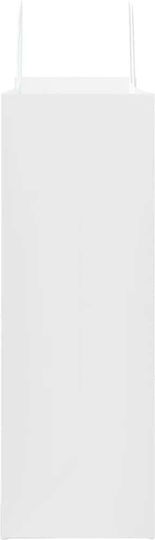vidaXL Χάρτινη Τσάντα για Δώρο Λευκή 45x48x17εκ. 250τμχ