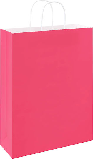 vidaXL Papier Tasche für Geschenke Rosa 32x42x12cm. 50Stück