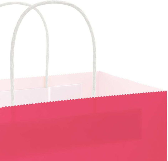 vidaXL Papier Tasche für Geschenke Rosa 32x42x12cm. 50Stück