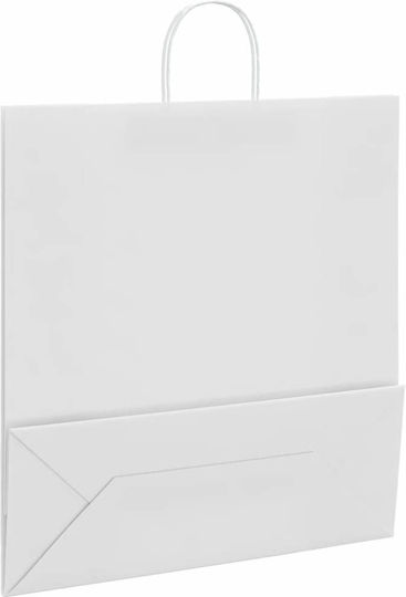 vidaXL Χάρτινη Τσάντα για Δώρο Λευκή 45x48x17εκ. 250τμχ