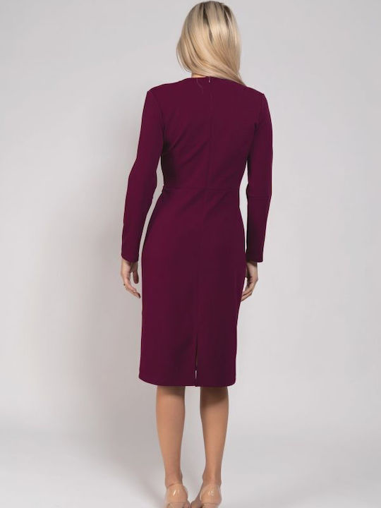 Dress Wrap Burgundy