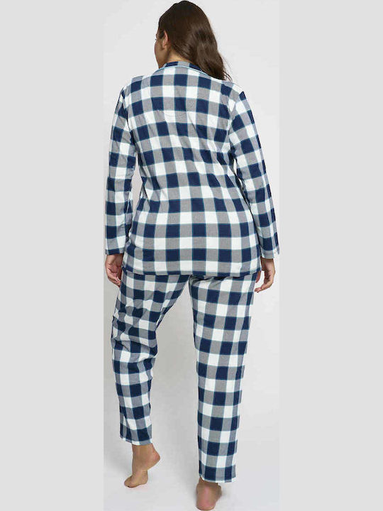 Jucita Set Pijamale pentru Femei Albastru