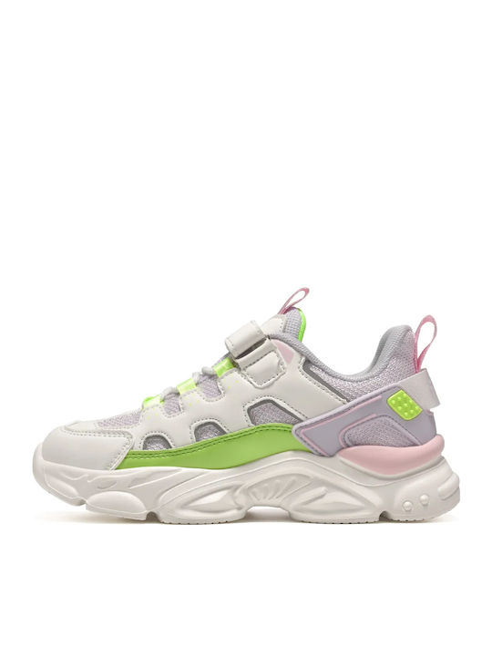 Memory Spinel 3 Kids Sports Shoes with Hoop & Loop Closure Purple