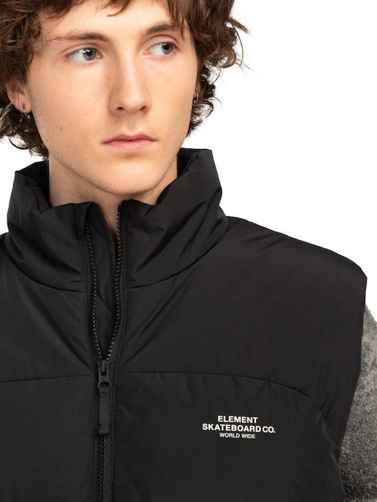 Ärmellos Jacke Black