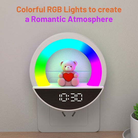 Led Παιδικό Διακοσμητικό Φωτιστικό Λευκό 9.8x9.7x5.6εκ.