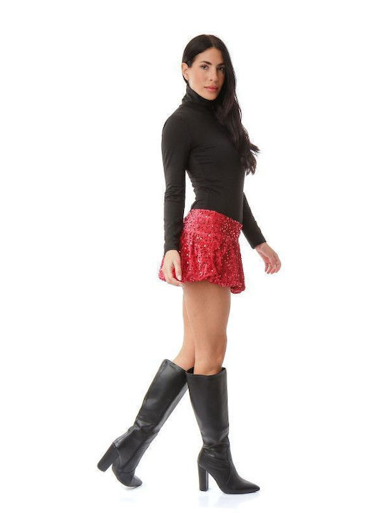 Mini Skirt red