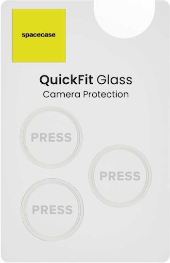 Spacecase Προστασία Κάμερας Tempered Glass Ασημί για το iPhone 16 Pro, iPhone 16 Pro Max