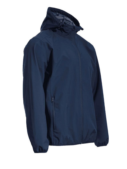 Stenso Wind Work Jacket with Detachable Hood Blue