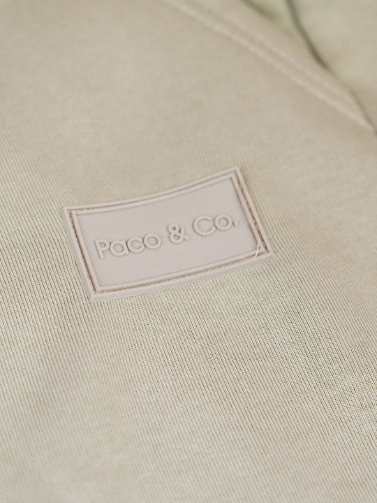 Sweatpants with Elastic Beige